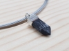 Anhänger Carbon Silber